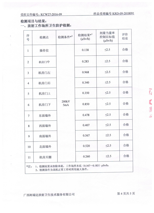 检测报告第4页