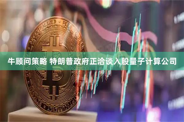 牛顾问策略 特朗普政府正洽谈入股量子计算公司
